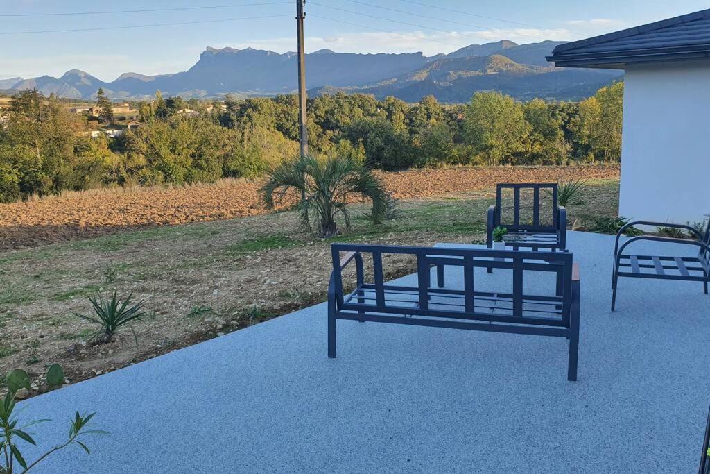 Studio Independant Vue Magnifique Et Au Calme Crest Εξωτερικό φωτογραφία